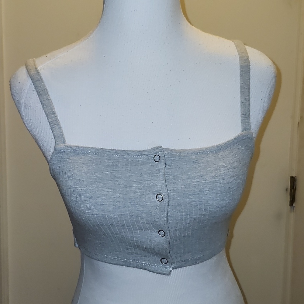 Privacy Please  Strap Crop Top w/ tie XS revolve